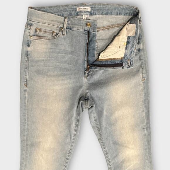 GOOD AMERICAN Good Legs High Waist Crop Jeans Size 16 - Picture 5 of 8